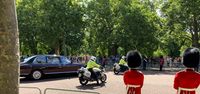 The King and Queen heading from Clarence House to Buckingham Palace