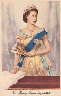 Her Majesty The Queen c.1953 Tucks