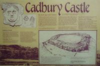 History table at Cadbury Castle